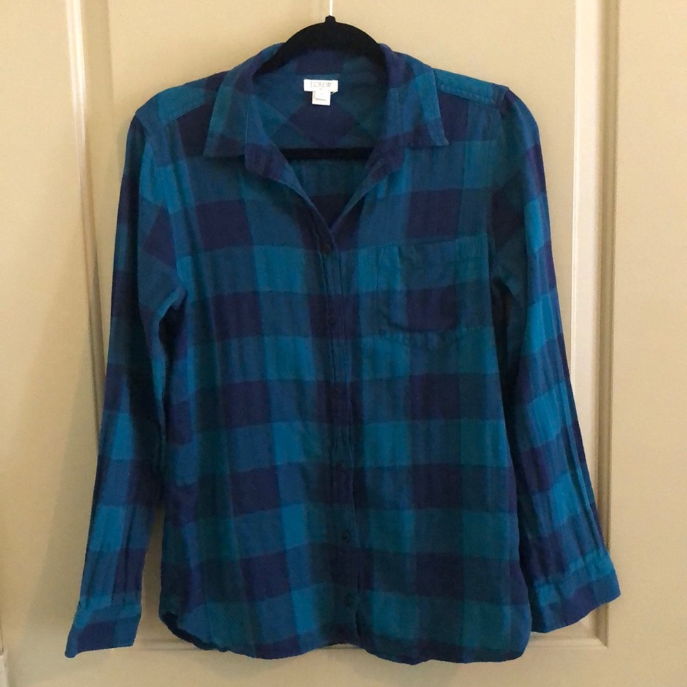 J crew flannel shirt. Good condition